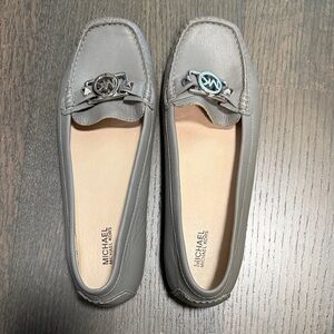 Michael Kors Silver Gray Loafers for Women